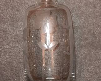 Etched Flower vase? 18.00