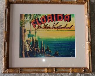 15 x 13 1/2 Florida post card  picture $30.00