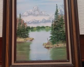 17 x 21 Snowy  Mtn picture $40.00