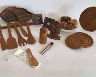 Eclectic Handy Wood Serving Pieces