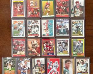 Football HOF and stars. Jerry Rice, Montana, Marino, Elway, Sanders