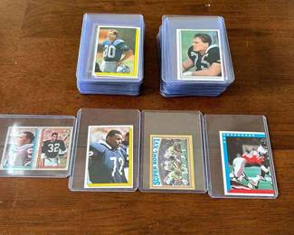 1982, 1983, 1986 Football Sticker. Joe Montana, William Perry, and more