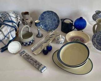 Accessorize With Blue White includes Spode, Pfaltzgraff And Delft