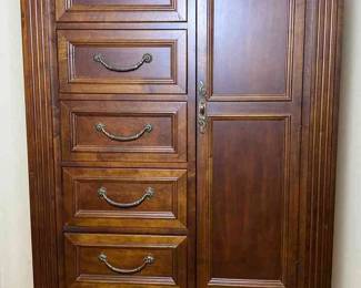 Wooden Chest Armoire 