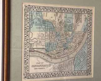 1871 Map Of Cincinnati 