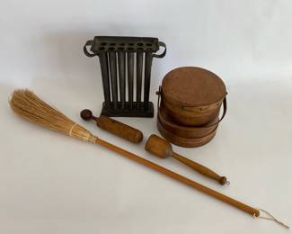 Candle Mold, Firkin Bucket, And More