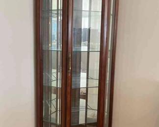 American of Martinsville Corner Display Cabinet 