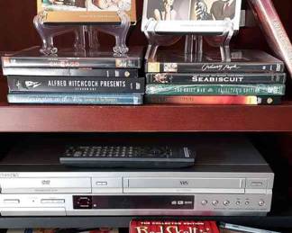 Sony DVD Player and Assorted DVDs