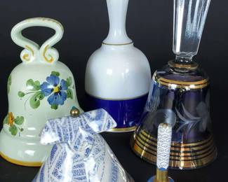 Decorative Ceramic And Glass Bells