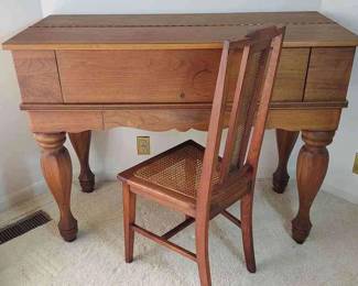 Antique Writing Desk And Chair