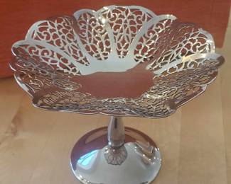 Filigree Silver candy dish