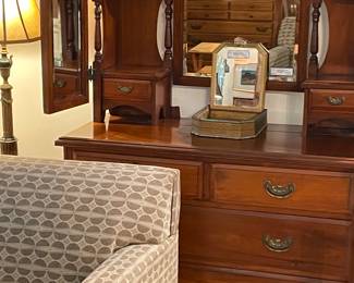Antique Dresser and Vanity
