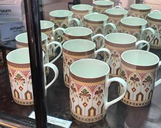 Porcelain Imari Coffee Mugs