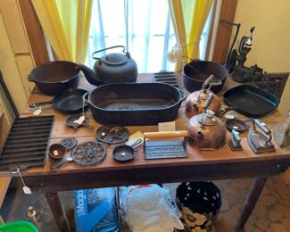 Great Collection of Cast Iron