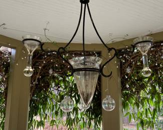 gazebo chandelier.