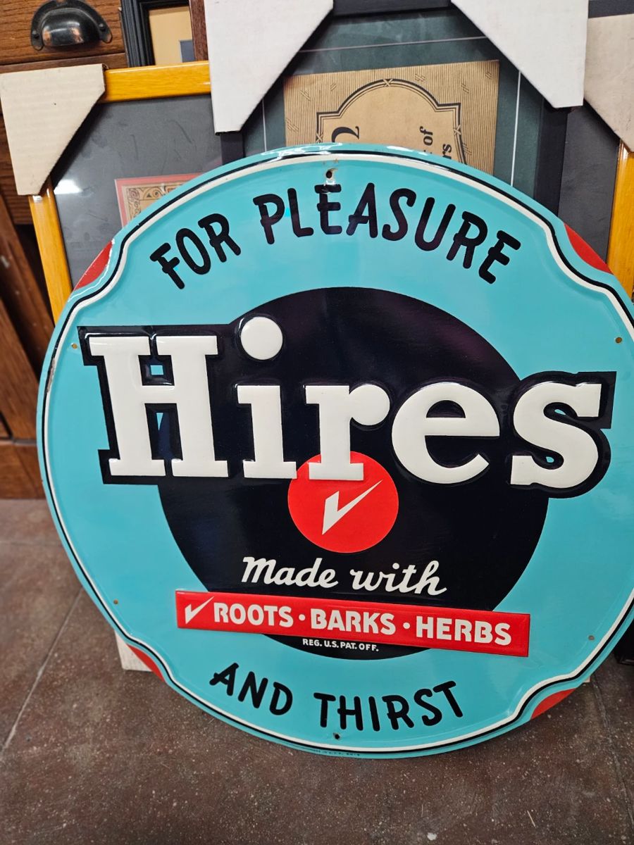 Hires Rootbeer Adverising Sign