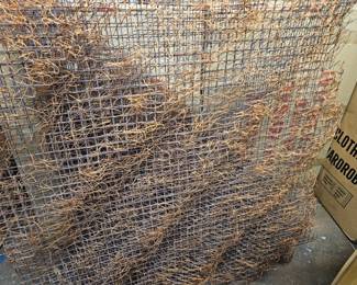 3-piece copper wall art mesh