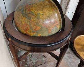 Fantastic Antique Glass Globe with stand (mint condition)