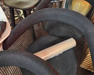Black Wire Chairs