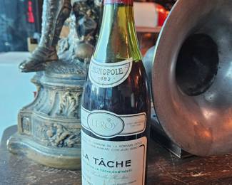 La Tache Wine bottle 1982