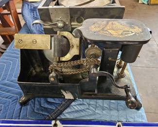 Antique stamp machine
