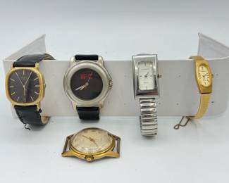 (5) 20th Century Watches Incl. Functional USSR Raketa
