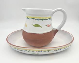 Boston Warehouse Pitcher & Dish
