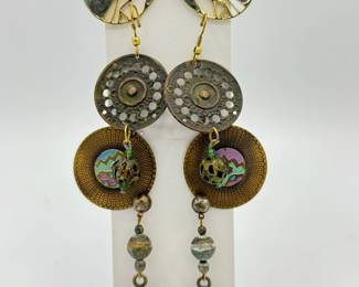 Bohemian Enamel Earrings Set
