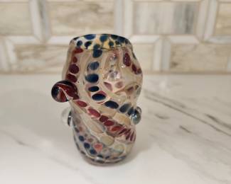 BLOWN GLASS STUDIO VASE