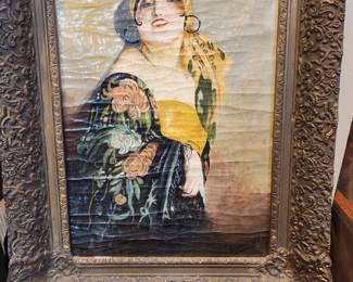 ANTIQUE ORIGINAL SIGNED OIL
