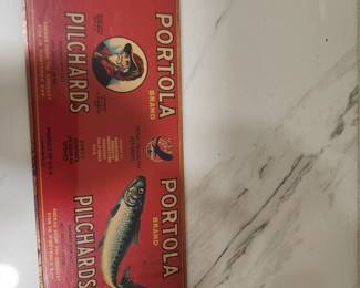 ANTIQUE LABLE FRAMED