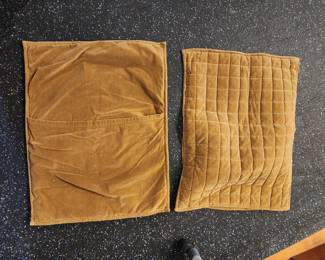 2 NEW VELVET PILLOW CASES