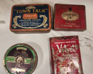 VINTAGE TABACCO TINS
