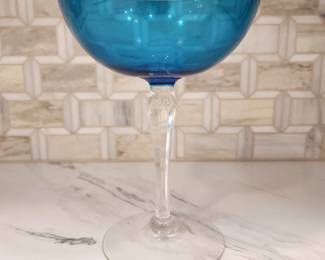 MCM GLASS COMPOTE