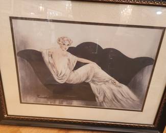 LOUIS ICART FRAMED PRINT 