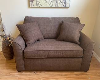 $250 - Sleeper sofa. Dimensions: 52" x 35" x 31"