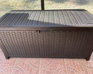 $130 - Plastic storage bench