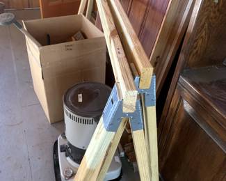#72	Set of wood Saw Horses - 6' Long	 $30.00