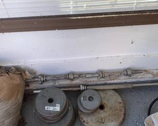 #87	Iron Weight Set w/ 3 bars (as is)	 $25.00