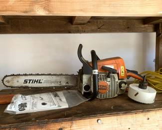 #79	Stihl MS250 Chainsaw - 16" Blade	 $100.00