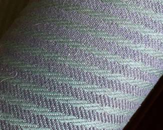 #43	Green/Blue Wingback Chair w/nail head trim	 $65.00