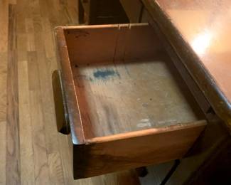 #25	Wood Antique Desk w/7 Drawers - 60x33x30 - You Move Heavy	 $75.00