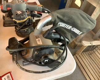 #66	Porter Cable Belt Sander w/dust Bag	 $40.00