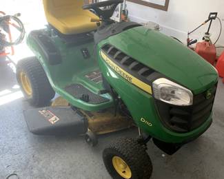 #75	John Deere D110 42" Cut w/52 Hours	 $900.00