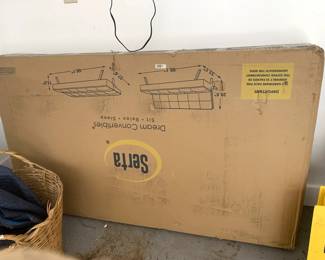 #82	Serta Futon in Box Brown Fabric - New	 $100.00