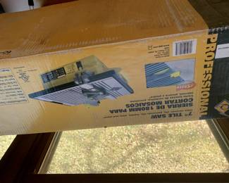 #65	&" Tile Wet Saw	 $60.00