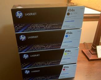 #90	HP LaserJet 414A Printer Cartridges for Color LaserPro Printer - Set of 4	 $50.00