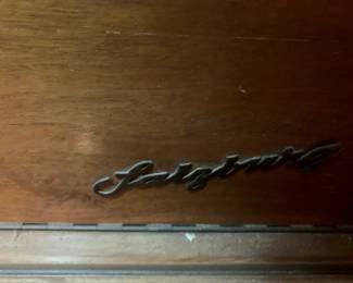 #27	Salzburg Stereo Cabinet w/Phono (broken condition) - (as is side) - 49x16x29.5	 $35.00