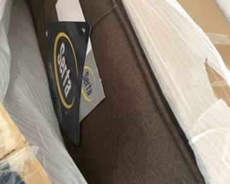 #82	Serta Futon in Box Brown Fabric - New	 $100.00