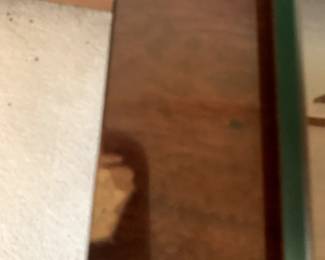 #40	Gordon's Furniture 4 Drawer End table w/glass protect - 22x15x27.5 (as is top Chip)	 $65.00